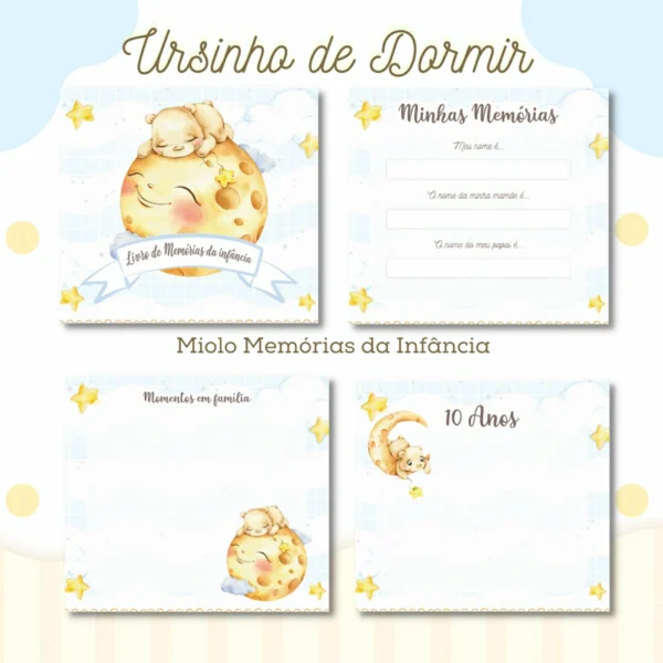 Arquivo Digital KIT Caderneta de vacina URSINHO 3 - Image 3