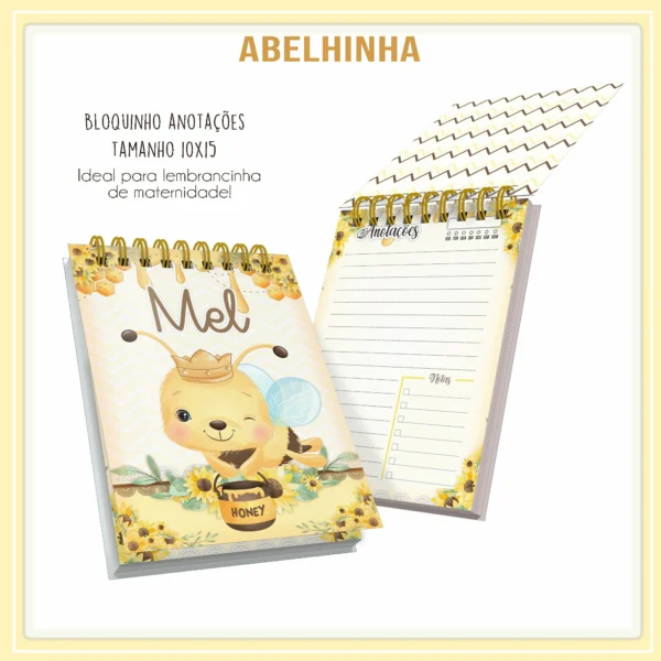Arquivo Digital KIT Caderneta de vacina ABELHINHA 3 - Image 3