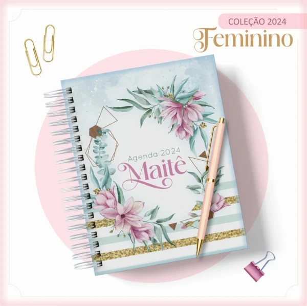 Arquivo Digital AGENDA FLORAL AZUL 02 - 2024