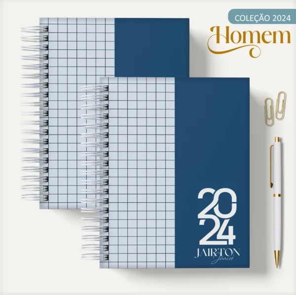 Arquivo Digital AGENDA MASCULINA AZUL 02 - 2024