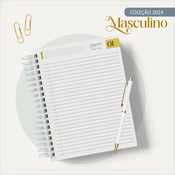 Arquivo Digital AGENDA MASCULINA ALFABETO MARMORE 05 - 2024 - Imagem 4
