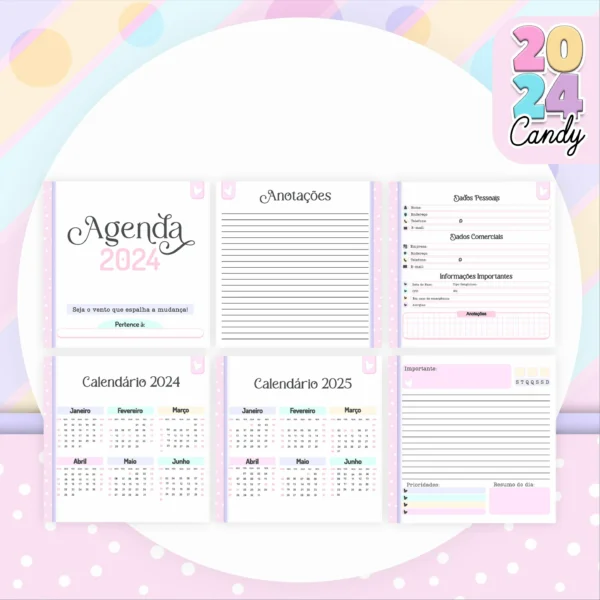 Arquivo Digital AGENDA CANDY 02 - 2024 - Imagem 4