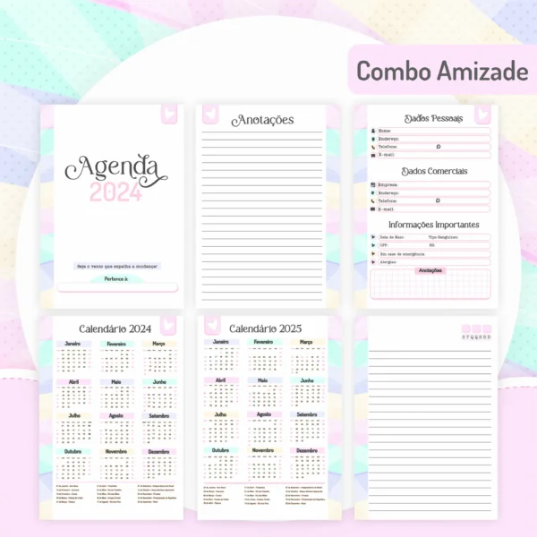 Arquivo Digital AGENDA AMIZADE - 2024 - Imagem 3