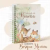 Arquivo Digital KIT Caderneta de vacina BOSQUE MENINA 5