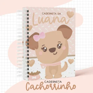 Arquivo Digital KIT Caderneta de vacina CACHORRINHO MENINA