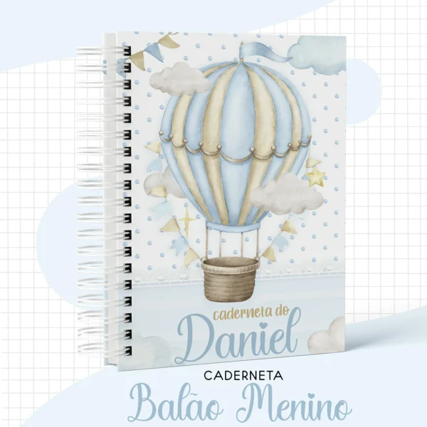 Arquivo Digital KIT Caderneta de vacina BALÃO MENINO 3