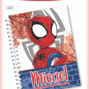 Arquivo Digital KIT Caderneta de vacina HOMEM ARANHA 2