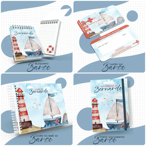 Arquivo Digital KIT Caderneta de vacina BARCO 1 - Imagem 2