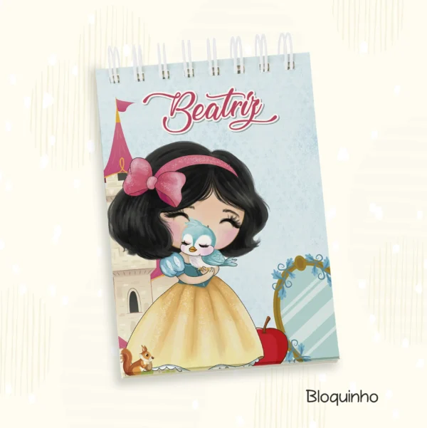 Arquivo Digital KIT Caderneta de vacina BRANCA DE NEVE 04 - Imagem 2