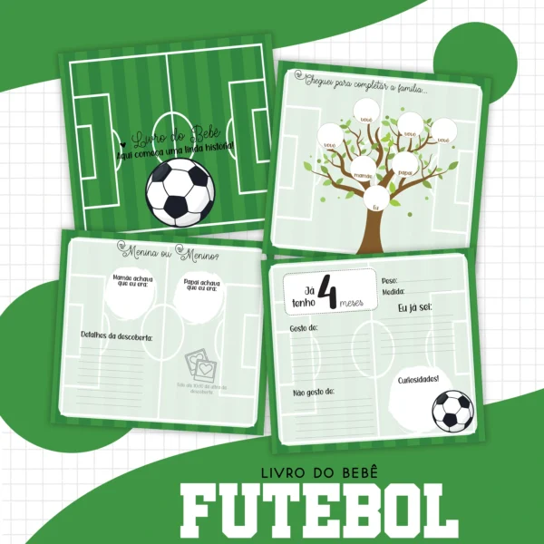 Arquivo Digital KIT Caderneta de vacina FUTEBOL 1 - Imagem 4