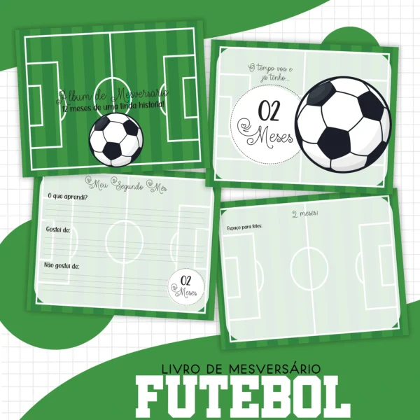 Arquivo Digital KIT Caderneta de vacina FUTEBOL 1 - Imagem 3