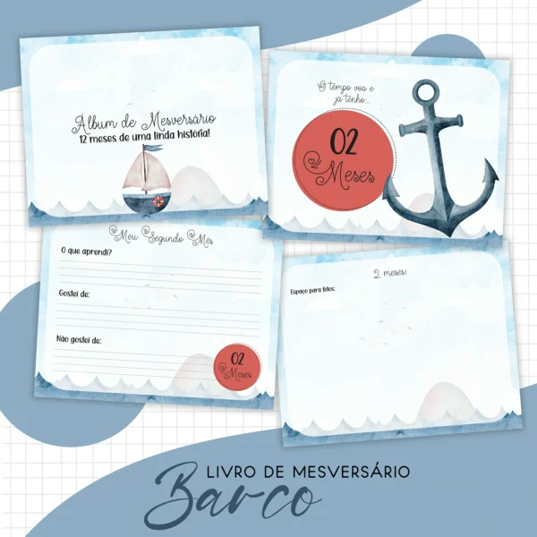 Arquivo Digital KIT Caderneta de vacina BARCO 1 - Imagem 3