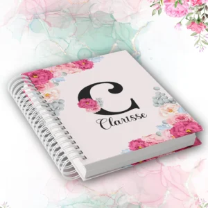 ARQUIVO DIGITAL AGENDA FLORAL ALFABETO ROSA 04 - 2024