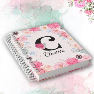 ARQUIVO DIGITAL AGENDA FLORAL ALFABETO ROSA 05 - 2024