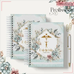 ARQUIVO DIGITAL AGENDA ESTETICISTA FLORAL 03 - 2024