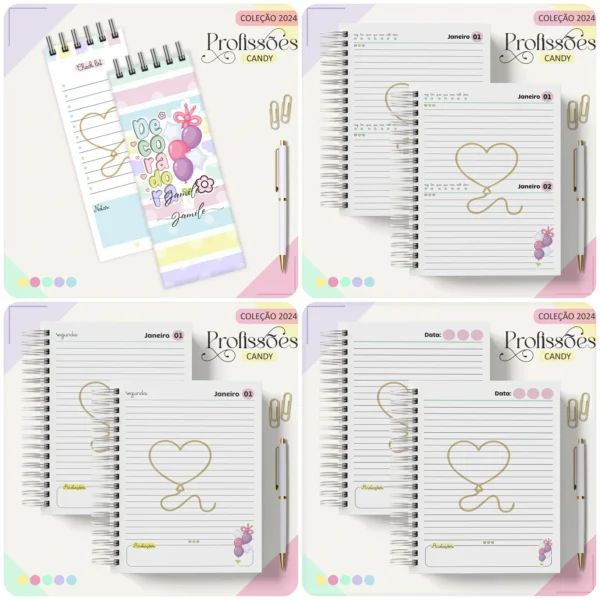 ARQUIVO DIGITAL AGENDA DECORADORA CANDY 02 - 2024 - Imagem 2