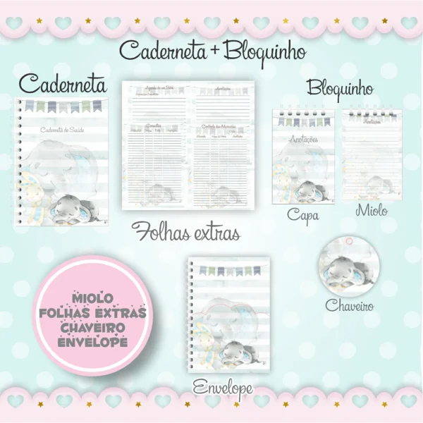 ARQUIVO DIGITAL CADENETA DE VACINA ELEFANTE MENINO 06 - 2024