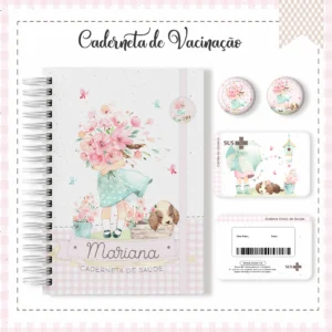 ARQUIVO DIGITAL CADENETA DE VACINA MENINA FLORAL 01