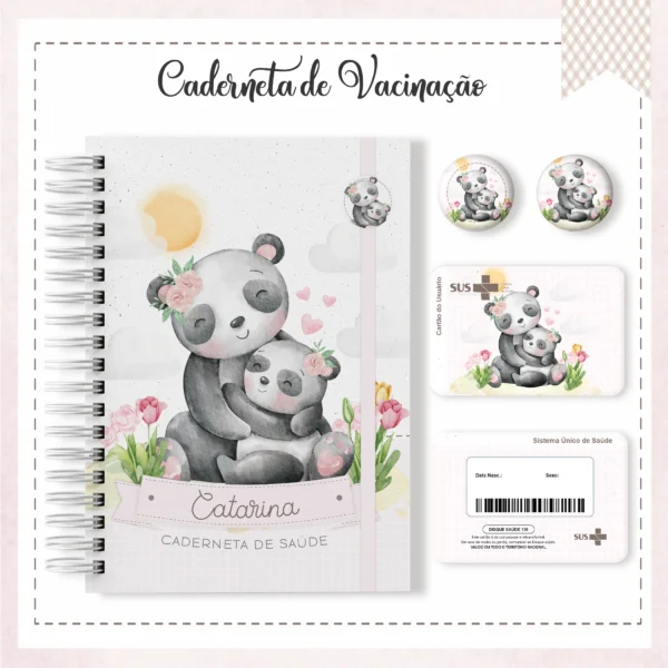 ARQUIVO DIGITAL CADENETA DE VACINA PANDA MÃE E FILHA 01
