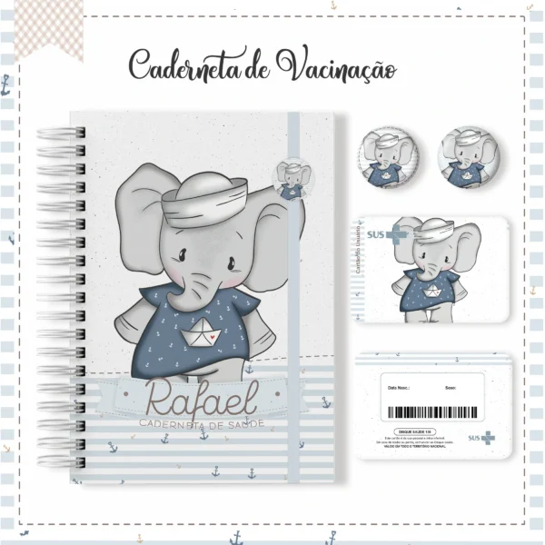 ARQUIVO DIGITAL CADENETA DE VACINA ELEFANTINHO CUTE 01