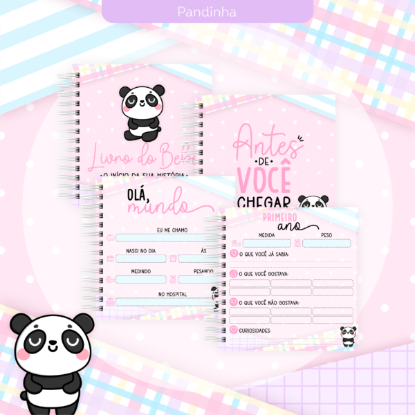 ARQUIVO DIGITAL CADENETA DE VACINA PANDA MENINA 07 - Imagem 10