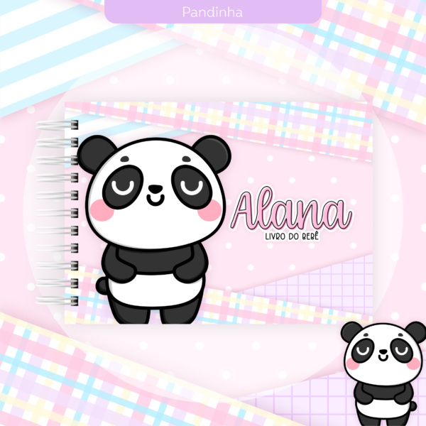 ARQUIVO DIGITAL CADENETA DE VACINA PANDA MENINA 07 - Imagem 3