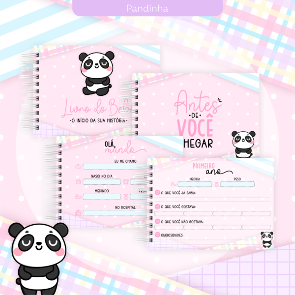 ARQUIVO DIGITAL CADENETA DE VACINA PANDA MENINA 07 - Imagem 7