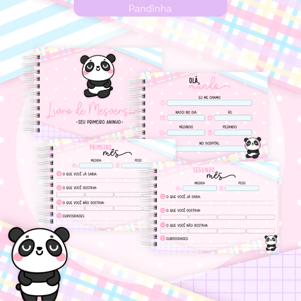 ARQUIVO DIGITAL CADENETA DE VACINA PANDA MENINA 07 - Imagem 8