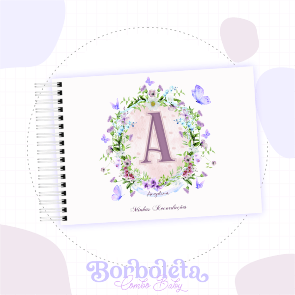 ARQUIVO DIGITAL CADENETA DE VACINA ALFABETO BORBOLETAS 05 - Imagem 5
