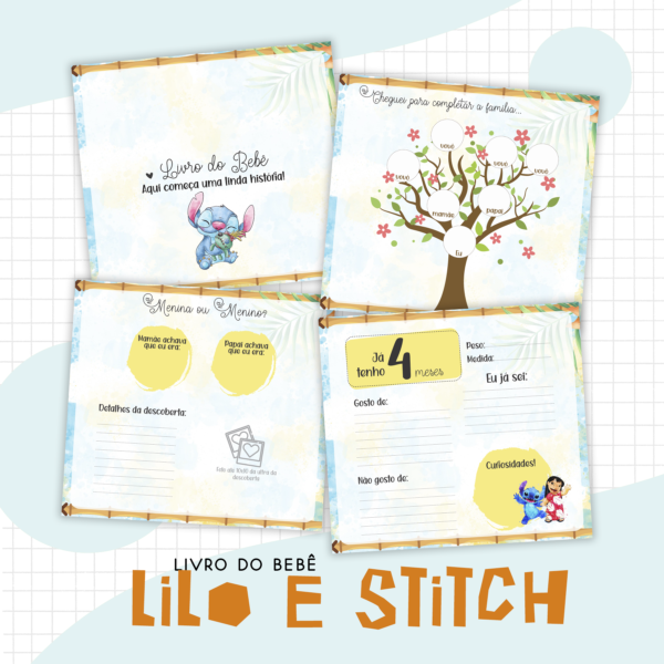 ARQUIVO DIGITAL CADENETA DE VACINA LILO E STITCH 01 - Imagem 13