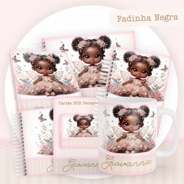 Arquivo Digital CADENETA DE VACINA FADINHA NEGRA 01 - Imagem 2