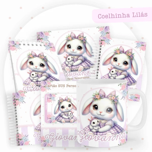 Arquivo Digital CADENETA DE VACINA COELHINHA LILAS 08 - Imagem 2