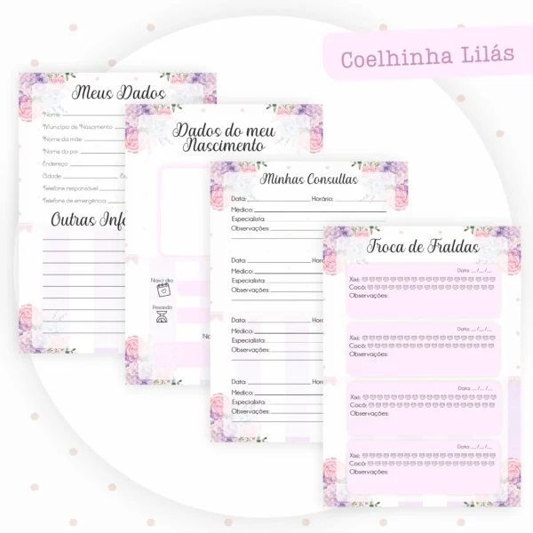 Arquivo Digital CADENETA DE VACINA COELHINHA LILAS 08 - Imagem 3