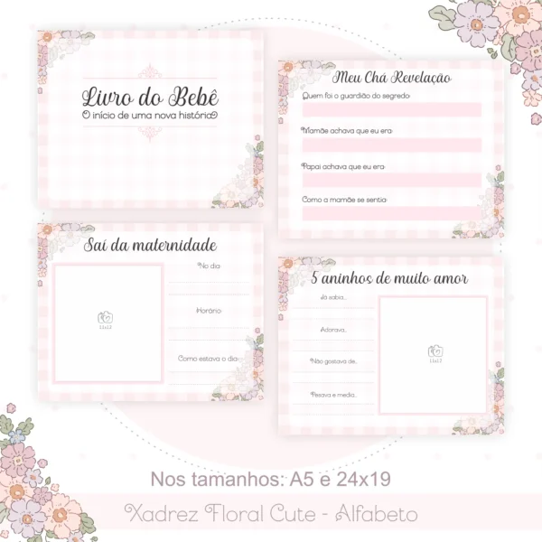 Arquivo Digital CADENETA DE VACINA ALFABETO FLORAL 19 - Imagem 5