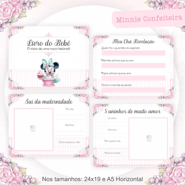 Arquivo Digital CADENETA DE VACINA MINNIE CONFEITEIRA 01 - Image 5