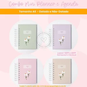 Arquivo Digital PLANNER MINI E AGENDA 01 - 2025
