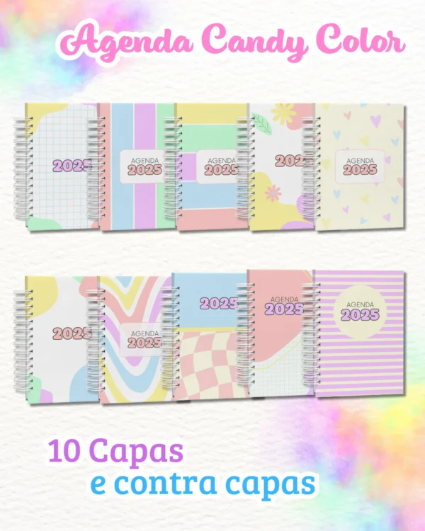 Arquivo Digital AGENDA CANDY COLOR 04 - 2025