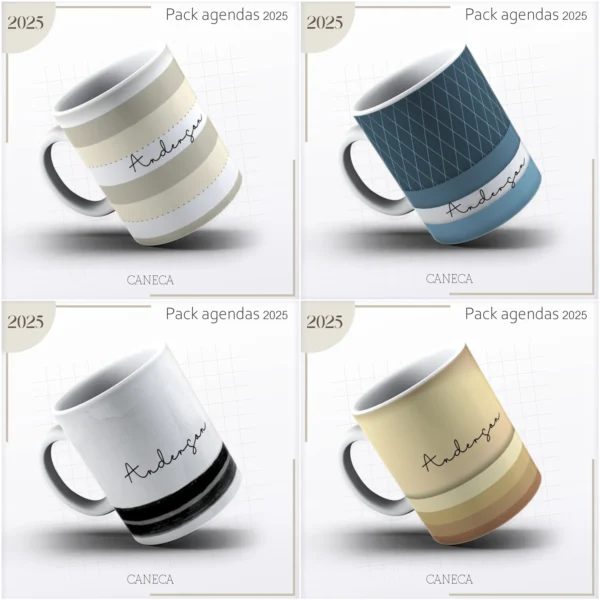 Arquivo Digital AGENDA MASCULINA PACK 01 - 2025 - Image 3