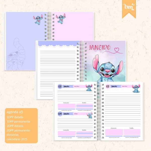 Arquivo Digital KIT ESCOLAR STITCH 01 - Imagem 3
