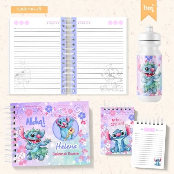 Arquivo Digital KIT ESCOLAR STITCH 01 - Imagem 4