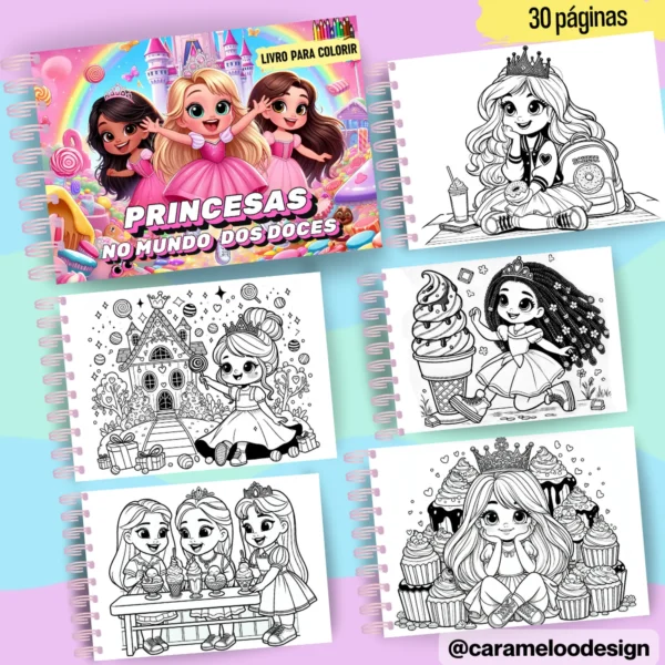 Arquivo Digital LIVRO DE COLORIR PRINCESAS 01