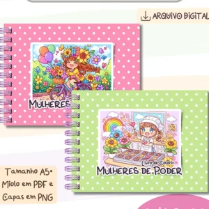 Arquivo Digital VARIADOS > LIVRO DE COLORIR MULHERES PODEROSAS 01