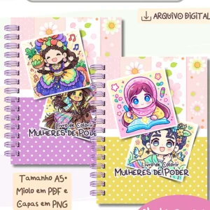 Arquivo Digital LIVRO DE COLORIR MULHERES PODEROSAS 02