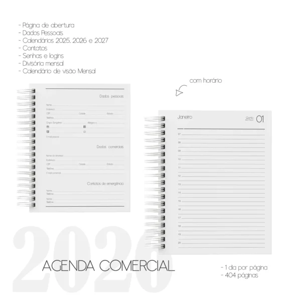 Arquivo Digital AGENDA MIOLO COMERCIAL 1 - 2026 - Imagem 4