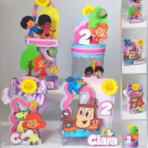 Arquivo Digital KIT FESTA TRÊS PALAVRINHAS MENINA 1