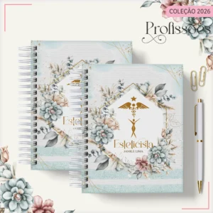 Arquivo Digital AGENDA ESTETICISTA FLORAL 2 - 2026