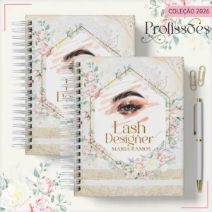 Arquivo Digital AGENDA LASH DESIGNER FLORAL 2 - 2026