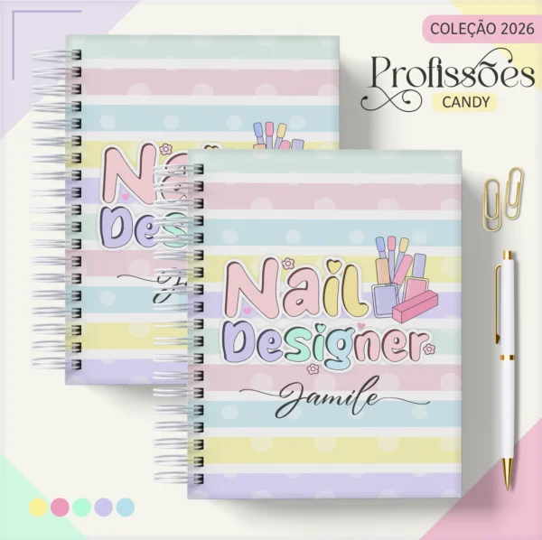 Arquivo Digital AGENDA NAIL DESIGNER CANDY 1 - 2026
