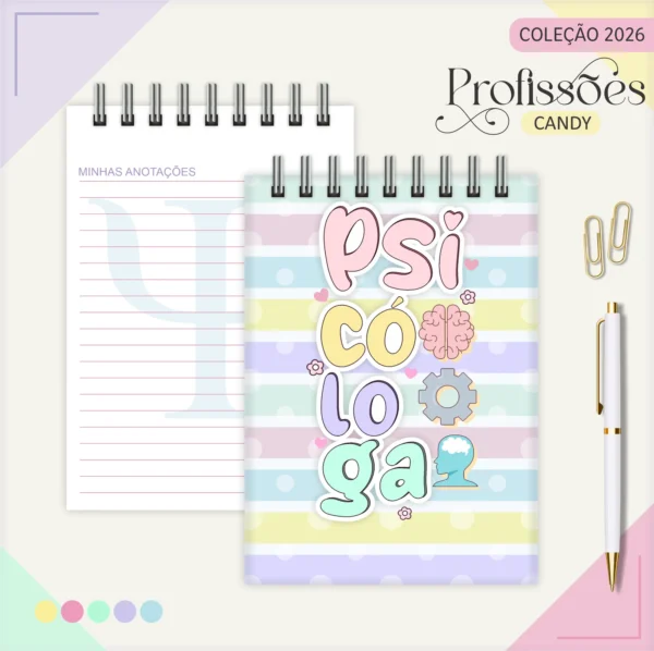 Arquivo Digital AGENDA PSICOLOGA CANDY  1 - 2026 - Imagem 2