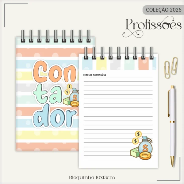 Arquivo Digital AGENDA CONTADOR COLOR 1 - 2026 - Imagem 2